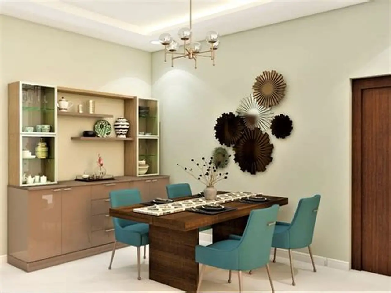Modern Crockery Unit
