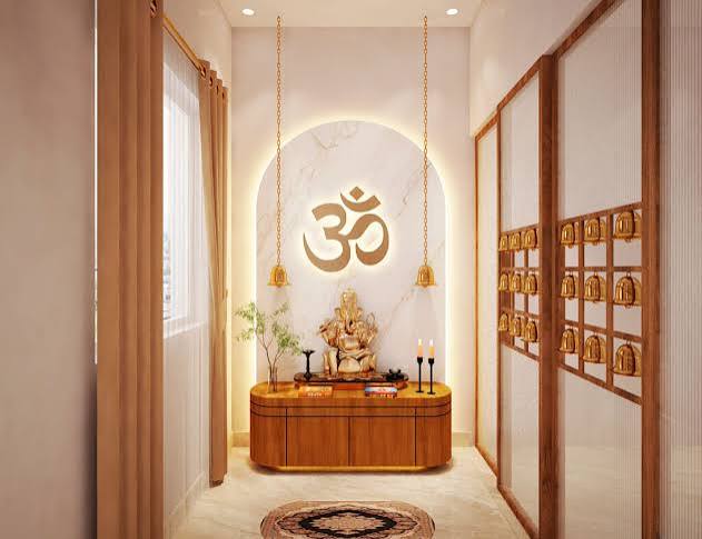 Wooden Pooja Unit